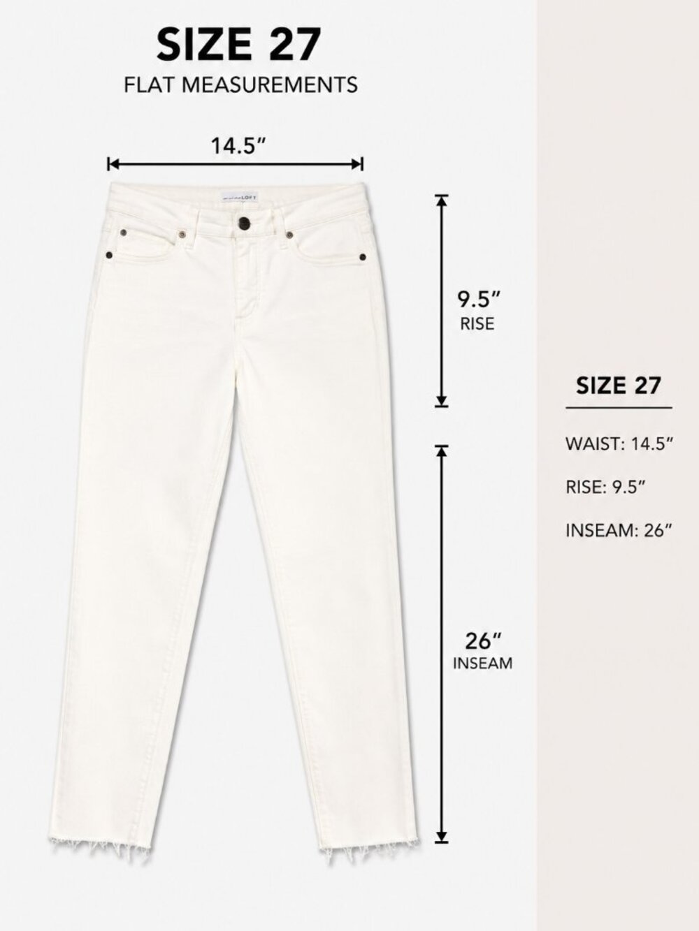 Loft Curvy Skinny Crop Jeans - short girl friendly!